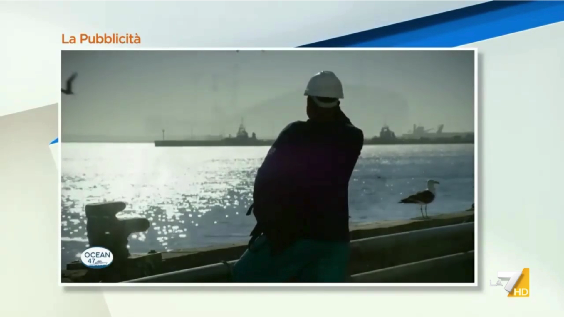 Spot televisivo 2024-2025 per Ocean 47, linea di pesce surgelato, trasmesso su La7.