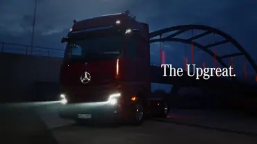 Video web per il lancio della rinnovata linea di truck Mercedes-Benz Actros L.